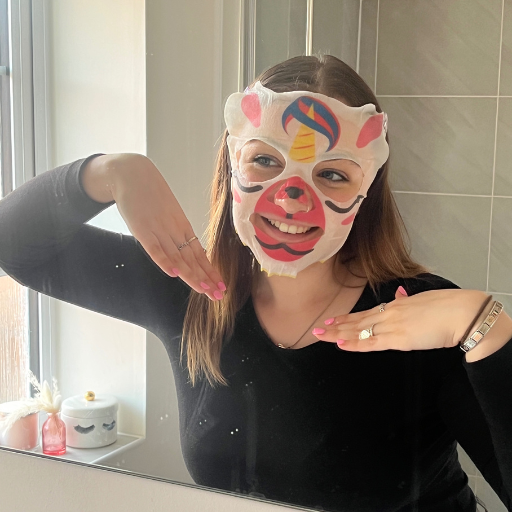 Moisturising & Calming Llamacorn Face Mask with Coconut & Papaya