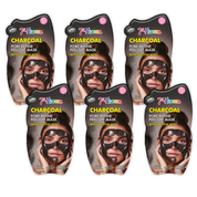Charcoal Peel Off Face Mask with Salicylic Acid, Pack of 6