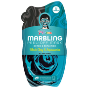 Black Clay & Aquamarine Marbling Peel Off Mask